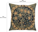 Charlotte Home Furnishings Throw Pillow Covers, Decorative Boho Pillow Covers for Couch, Living Room, Orange Tree Square Cushion Cases 14x14 in, European Cotton Jacquard Woven for Cozy Bedroom Decor by CozyNest Decor