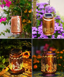 Nacome Elephant Solar Lantern for Garden Decor: Waterproof Hanging Metal Decoration with LED Lights for Yard Lawn Porch Patio Landscape Pathway – Birthday Gifts for Mom Grandma Women by GreenHaven Gardens