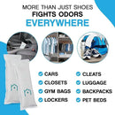 NonScents Shoe Deodorizer 2-Pack (4 Count) - Odor Eliminator, Air Freshener, Smell Absorber, Scent Remover for Shoes, Gym Bags, Soccer Cleats, Closets, Pet Area, Reusable - Shoe Deodorant by CozyNest Decor