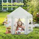 Monobeach Princess Tent Girls Celadon Large Playhouse Kids Castle Play Tent with Star Lights Gift Toy for Children Indoor and Outdoor Games, 55'' x 53'' (DxH) by TinyTreasures Baby Boutique