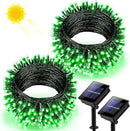 2 Pack Solar String Lights for Outside, Each 79Ft 240 LED Solar Lights Outdoor, 8 Modes Waterproof Solar Powered Fairy Twinkle Light for Backyard Patio Tree Party Garden Decoration, Green by GreenHaven Gardens