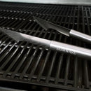 Barbecue Grill Tool Set - Stainless Steel - Strong Durable Design - Heat Resistant Glove & Bristle Free Grill Brush - Thermometer, Meat Injector, & Corn Skewers - Perfect For Smokers & Grills by GreenHaven Gardens