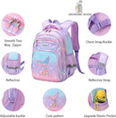 Cusangel Backpack for Girls Boys School Bookbags Kindergarten Elementary Lightweight Waterproof Multifunctional Large Capacity for Backpack (16 inch Fun Prints) by TinyTreasures Baby Boutique