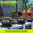 TW SHINE Solar Post Cap Lights 6 Pack, 2 Modes Fence Post Solar Powered Lights Outdoor Waterproof for 4x4 5x5 6x6 Wood Posts Warm White/Cool White for Yard, Garden, Porch, Deck, Patio Decor by GreenHaven Gardens