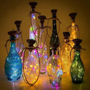 Solar Wine Bottle Lights Outdoor, 20 LED Cork Lights for Wine Bottles Waterproof, Fairy Lights Solar for Wedding Party Garden Patio Decor, Suitable for Most Wine Bottle Mouths-Warm White (8 Pack) by CozyNest Decor