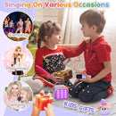 FLUESTON Mini Karaoke Machine for Kids Adults, Portable Bluetooth Speaker with Wireless Microphone, Birthday Kids Gifts Toys for Girls Ages 3, 4, 5, 6, 7, 8, 9,10,11,12+ Years Old by TinyTreasures Baby Boutique