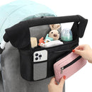 Accmor Universal Stroller Organizer with Insulated Cup Holder Detachable Phone Bag and Shoulder Strap,Stroller Bag Caddy Organizer Fits for Uppababy, Baby Jogger, Britax Strollers by TinyTreasures Baby Boutique