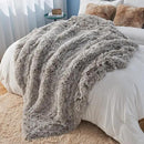 GONAAP Fuzzy Faux Fur Throw Blanket Twin Size Frosty Grey Super Soft Cozy Plush Fuzzy Shaggy Blanket for Couch Sofa Bed (Frosty Grey, Twin(60"x80")) by CozyNest Decor