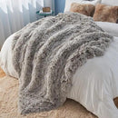 GONAAP Fuzzy Faux Fur Throw Blanket Frosty Grey Super Soft Cozy Plush Fuzzy Shaggy Blanket for Couch Sofa Bed (Frosty Grey, Throw(50"x60")) by CozyNest Decor
