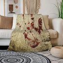 HGOD DESIGNS Bloody Hand Flannel Fleece Bed Blanket Throw Blanket Lightweight Cozy Plush Blanket for Bedroom Living Rooms Sofa Couch 40"x50" by CozyNest Decor