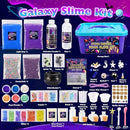 Magic Galaxy Slime Kit for Kids 6-12, DIY Butter Slime Making Kit with Glitter Powder, Galaxy Stickers & Dark Matter Creative Sensory Toys, Fun Birthday Gift for 6-12 Year Olds Girls Boys by TinyTreasures Baby Boutique