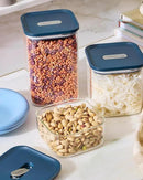 Caraway 14-Piece Glass Airtight Food Storage Containers with Lids – Non-Toxic, BPA-Free Kitchen Storage Containers – Stackable, Space-Saving Airtight Containers for Dry Goods and More - Cream by CozyNest Decor