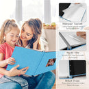 Spbapr Large Photo Album Self Adhesive 60 Pages Linen cover DIY Magnetic Scrapbook album with A Metal Pen Hold 4x6 5x7 6x8 8x10 10x12 Pictures by TinyTreasures Baby Boutique