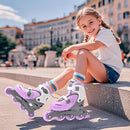 2PM SPORTS Inline Skates with Light Up Wheels, Roller Skates Blades for Boys Girls Kids Ages 5-8 8-12 4-6 6-12, Size Adjustable Beginner Blades Roller Skates by TinyTreasures Baby Boutique