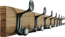 SKOLOO 43-Inch Wood Burnt Coat Rack Wall Mount with 8 Triple Hooks - Ideal for Family Entrances, Classrooms, and Pet Supplies Storage - Perfect Coat Hooks for Wall by CozyNest Decor