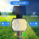 Solar Spot Lights Outdoor, [8 Pack/50LED] Solar Lights Outdoor Waterproof IP67, Dusk-to-Dawn 3 Lighting Modes Adjustable Landscape Spotlight for Garden, Yard, Pathway by GreenHaven Gardens