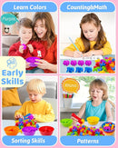 Counting Animals Montessori Toys for 3 4 5 Years Old Boys Girls, Preschool Learning Activities Kindergarten Educational Sensory Toys Gifts for Kids Toddlers by TinyTreasures Baby Boutique