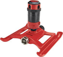 Dramm ColorStorm Gear Drive Sprinkler on Heavy Duty,Durable Metal Base, 4 Patterns, Ideal for Small, Medium & Large Areas with Pass Through Feature, Red, 40 Foot Diameter by GreenHaven Gardens
