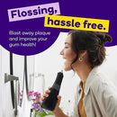 Burst Electric Water Flosser for Teeth Cleaning (3 Modes/Black) | Cordless | Plaque Removal Between Braces & Dental Work | Portable Floss | Refillable 110mL Tank by CozyNest Decor