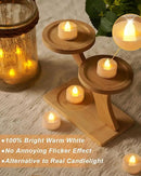 BEICHI Flameless Candles, 12Pack Battery Operated Candles, LED Tea Lights Candles Battery Operated, Flickering Fake Candles for Wedding Halloween Christmas Diwali- Warm White by GreenHaven Gardens