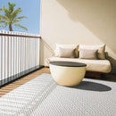 Home Dynamix Tripoli Lydia Geometric Area Rug, Gray/Cream, 6'6"x9'6" Rectangle by GreenHaven Gardens