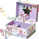 Jewelkeeper Girls Musical Jewelry Box - Durable Pine Fiberboard with Violet Lining - Kids Jewelry Box - The Beautiful Dreamer Tune - Gifts for Girls - Unicorn Jewellery Box - 6x4x3.5in by TinyTreasures Baby Boutique