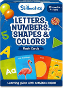 Skillmatics Thick Flash Cards for Toddlers - Letters, Numbers, Shapes & Colors, Montessori Toys, Preschool Learning Activities, Learning Aids, Gifts for Kids Ages 1, 2, 3, 4 Years by TinyTreasures Baby Boutique
