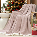 NEXHOME PRO Soft Blanket for Women, Twin Size Cozy Blanket Warm Reversible Knit Lightweight Throws for Sofa Bed, Picnic, Heather Terracotta, 60 x 80 inches by TinyTreasures Baby Boutique