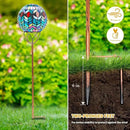 Afirst Solar Outdoor Garden Lights Decorative - Mosaic Solar Stakes Gazing Ball Waterproof Outdoor Lights Stakes for Pathway Yard Lawn Decoration(Green) by CozyNest Decor