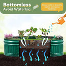 KING BIRD Raised Garden Bed Kit 2025 Upgraded Modular DIY Galvanized Planter Garden Box Outdoor for Gardening, Vegetables, Flowers, Elegant Roman Column Design, 71x24x12 in, Dark Green by GreenHaven Gardens