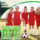 LiYiQ 72 Pcs Soccer Party Favors Soccer Team Gifts Soccer Goodie Bags Stuffers Soccer Ballpoint Pens Bookmark Card and Silicone Bracelet by TinyTreasures Baby Boutique