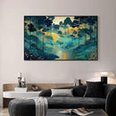 SIGNWIN 30"x60" Extra Large Framed Wall Art Whimsical Fantasy Forest, Vibrant Nature Landscape for Home Living Room Bedroom Decor (Frame Assembly Required) by CozyNest Decor