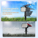 WELALO Solar Spot Lights Outdoor, [6 Pack/3 Modes] Solar Landscape Spotlights, Adjustable Solar Powered Security Lights, IP65 Waterproof Wall Lights for Walkway, Yard, Garden, Driveway (Warm White) by CozyNest Decor
