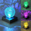 4x4 Solar Post Cap Lights Deck Fence Outdoor Railing Lights Decorative Solar Powered Gazing Ball Caps LED Lamp for Garden, Patio, Pathway by GreenHaven Gardens