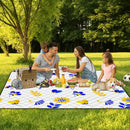 Poedist Extra Large Picnic Blanket Waterproof,80"x 80"Foldable Machine Washable Beach Blanket,Outdoor Blanket for 6-8 Adults,Suitable for Indoor Crawling,Park Beach,Camping,Hiking,Family Travel(Mini by TinyTreasures Baby Boutique