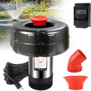 Pond Fountain Aerator, 1HP 15000 GPH Floating Fountain Pump with Timer & 100FT Cord, Stainless Steel Pond Jet System for Large Outdoor Ponds & Lakes by GreenHaven Gardens