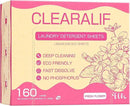 Laundry Detergent Sheets Up to 160 Loads, Fresh Flower - Great For Travel,Apartments, Dorms,CLEARALIF Laundry Detergent Strips Eco Friendly & Hypoallergenic - 80 Sheets by CozyNest Decor