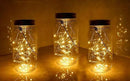 Solar Mason Jar Lights 30 Led,6 Pack Large-Size Solar Hanging Glass Jar Starry Fairy Lights,Solar Lanterns for Outdoor Patio Party Garden Decor Lights (Jars and Handles Included) by GreenHaven Gardens