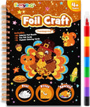 FUNNYB&G Foil Art Craft Activity for Kids - Thanksgiving Crafts Gift Bags for Kids Autumn Harvest School Party Favors Birthday Gifts Goodies Stuffers for Girls Boys 4 5 6 7 8 9 Years Old(Thanksgiving) by TinyTreasures Baby Boutique