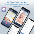 VTech 2-Cameras Smart WiFi Baby Monitor with 1080p FHD Camera and 5" HD IPS Screen, Free App with Motion Video, Sound/Motion Detection and Notifications, Split-Screen, Pan-Tilt-Zoom: VM901-2HD by TinyTreasures Baby Boutique