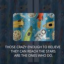 Kids Astronaut and Rocket Blackout Curtains - 100% Blackout, Thermal Insulated, Noise Reducing, Bring The Cosmos Closer to Your Kid’s Room, 2 Panels (Moonbound Adventure, W52×L84) by TinyTreasures Baby Boutique