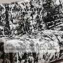 Bean Bag Chair, Loveseat Fireside Chair Bean Bag Sofa Large Bean Bag Chair for Adults, 2 Seater Bean Bag Chairs for Teens with High Density Comfortable Foam, Bean Bag for Living Room (Black Pattern) by CozyNest Decor