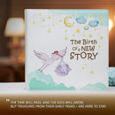 Leather-Bound Baby Memory Book Boy Girl - Beautiful Baby Scrapbook Album with Monthly Milestone Stickers | Loose-Leaf Elephant Baby Book Memory Keepsake Journal for Newborns by TinyTreasures Baby Boutique
