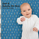 KeaBabies 2-Pack Organic Crib Sheets for Boys, Girls - 52x28 Fitted Crib Mattress Sheet Neutral, Breathable Jersey Cotton Cover for Baby Bed, Toddler Mattress, Soft & Cute Prints (Space Quest) by TinyTreasures Baby Boutique