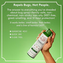 Green Tea + Mint Insect Repellent, 12-Hour Mosquito & Tick Protection, Picaridin-Based, Water-Based, Lightweight, Quick-Drying, Vanishing Scent, DEET Alternative, Face & Body Use, 3 Pack by TinyTreasures Baby Boutique
