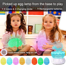 Dinosaur Alarm Clock with Wake Up Light, Digital Clock on Desk + 8 Colors Night Light + 20 Sleep Training Sound + Bluetooth Speaker All in 1 for Kids/Boys/Girls/Adult (Dinosaur) by TinyTreasures Baby Boutique