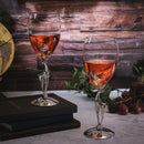 Stag Antler Set Of 2 Wine Glasses 9h Wine Glasses Set For Any Home Bar Luxury Glass Stag Deer Figuri by The Wine Savant