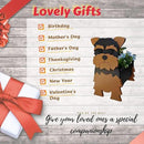 Yorkshire Dog Planter Plant Pots,Cute Garden Dog Flower Planter,Dog Planters Birthday Gifts for Women,Office,Indoor/Outdoor Decor(9.45 * 7.76 * 12.13in) by GreenHaven Gardens