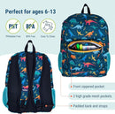 Wildkin 16-inch Kids Backpack – Durable, Padded & Spacious School Bag for Boys & Girls - Jurassic Dinosaurs by TinyTreasures Baby Boutique