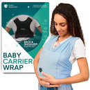 Koala Babycare Baby Carrier Wrap, Easy to Wear As a T-Shirt - Original Baby Carrier Newborn to Toddler - Sling One Size Fits All - Baby Wraps Carrier Up to 22lbs by TinyTreasures Baby Boutique